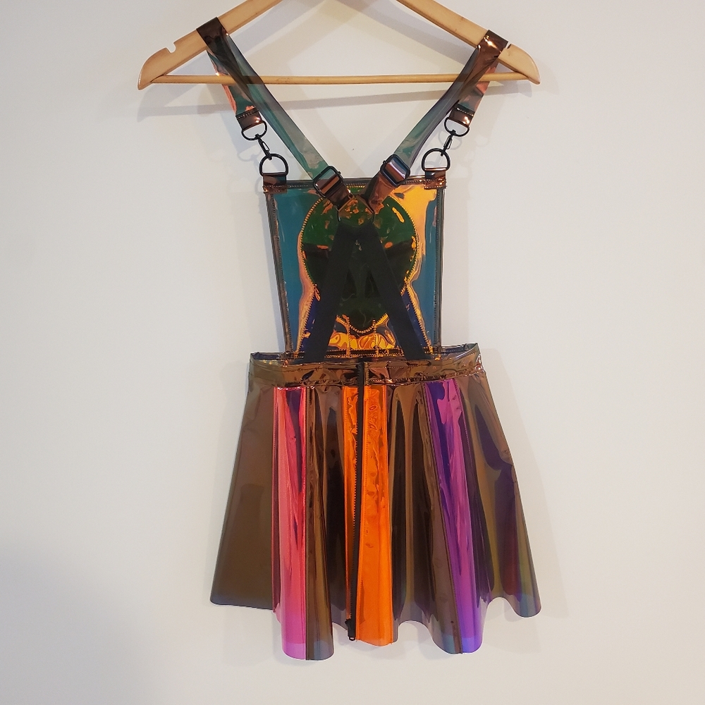 DollsKill Current Mood Alien Beam ME Up hologram overall dress - Picture 4 of 9
